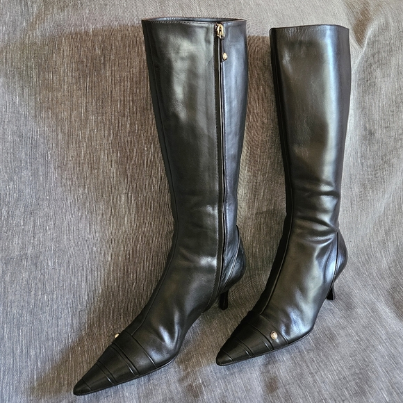 Chanel Dark Brown Mid Calf High-End Fashion Boots Size 6 US (MINT) - Picture 4 of 16